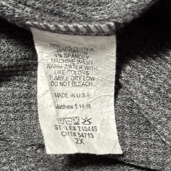 Charcoal Open-Front Women's Cardigan - Picture 5 of 5